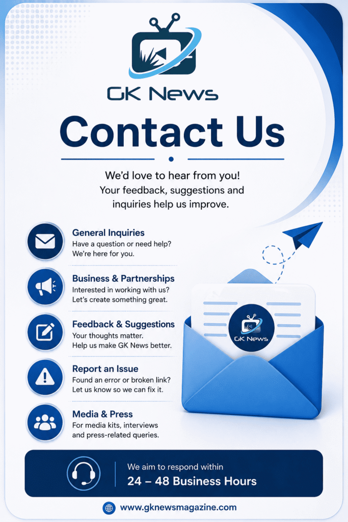 Contact Us GK News