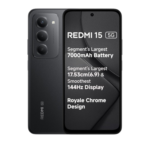 Redmi 15 5G Midnight Black